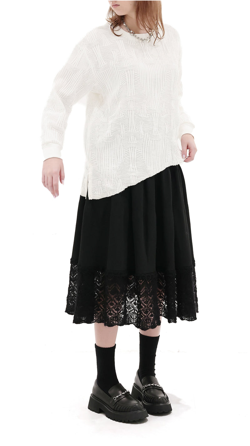 Textural Sweat Shirt