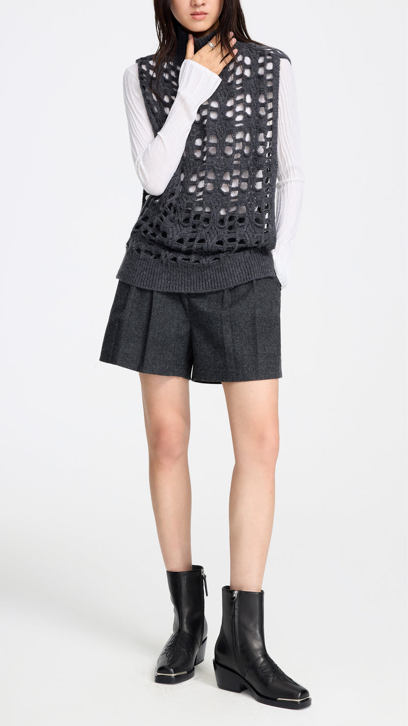 Knitted 2 Way Vest