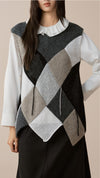 Patchwork Knit Vest
