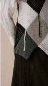 Patchwork Knit Vest