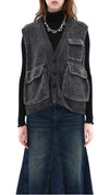 Knitted Military Waistcoat