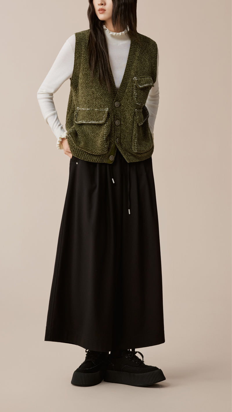 Knitted Military Waistcoat