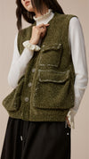 Knitted Military Waistcoat