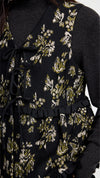 Floral Jacquard Tie String Vest