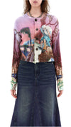 INITIAL x Little Thunder Printed Cardigan
