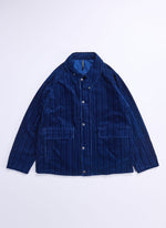 Indigo Cotton Corduroy Hunting Jacket