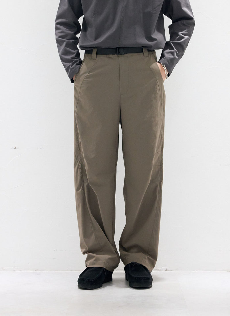 Teflon Wide Tapered Pants