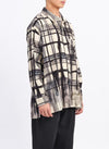 Cotton Corduroy Hand Draw Checkers Shirt