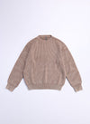 Heavy Washed Cotton Knitted Pullover