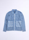 Heavy Washed Knitted Worker Jacket