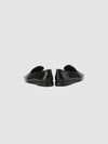 Ladies Embossed-Croc Leather Loafers