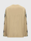 Trible Pattern Mock Neck