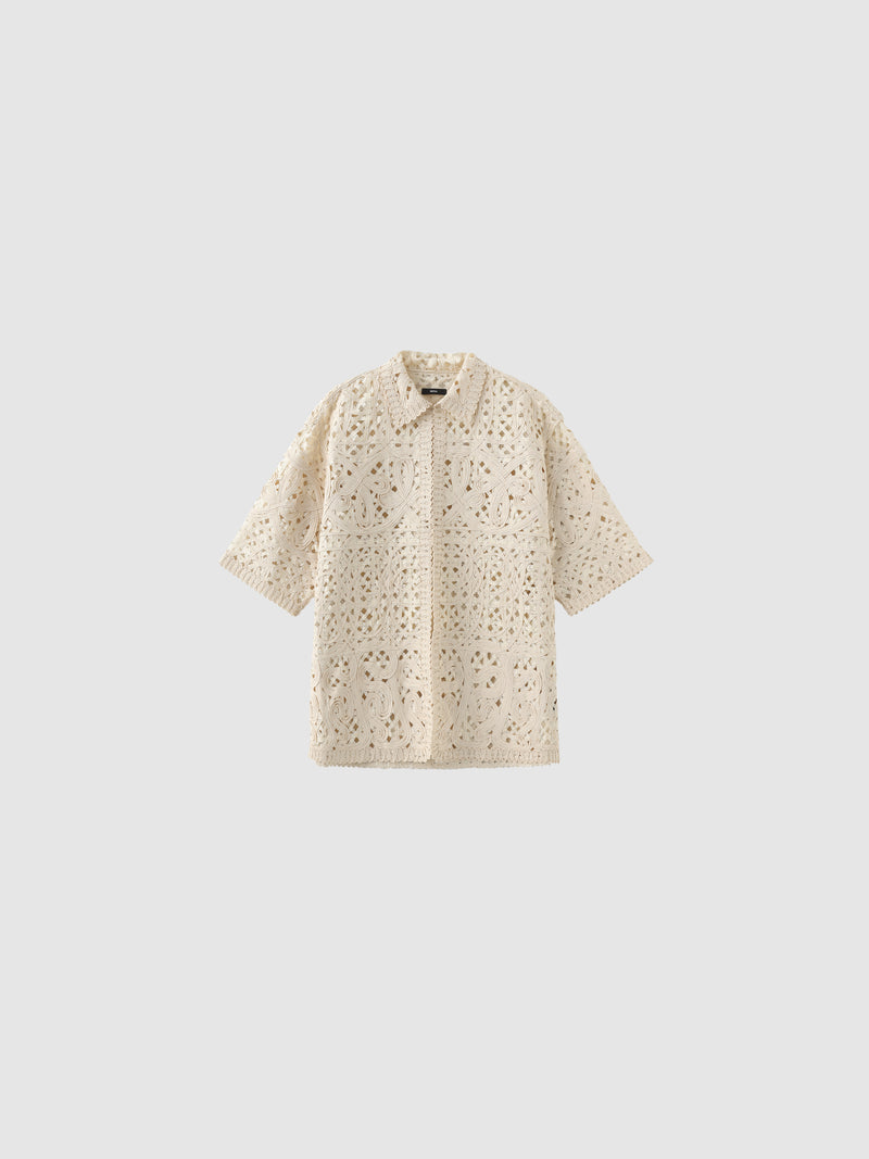Cord Embroidery Shirt