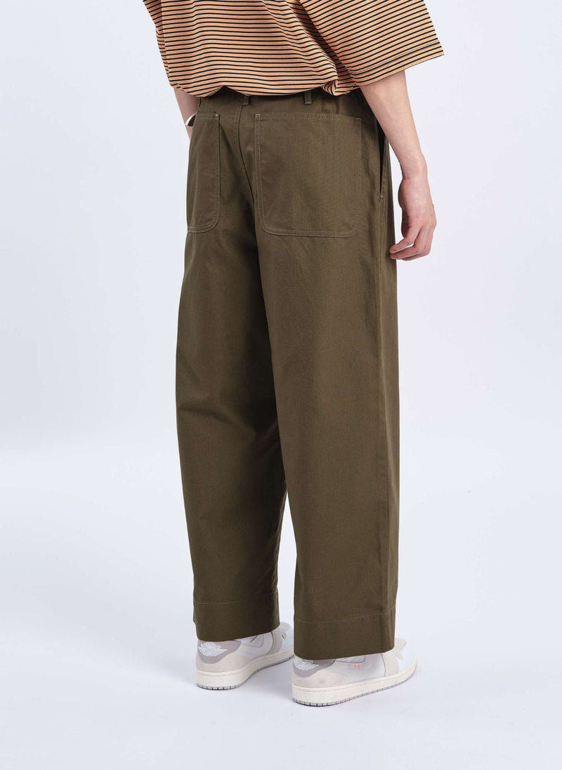 Cordura Canvas Worker Wide Tapered Pants