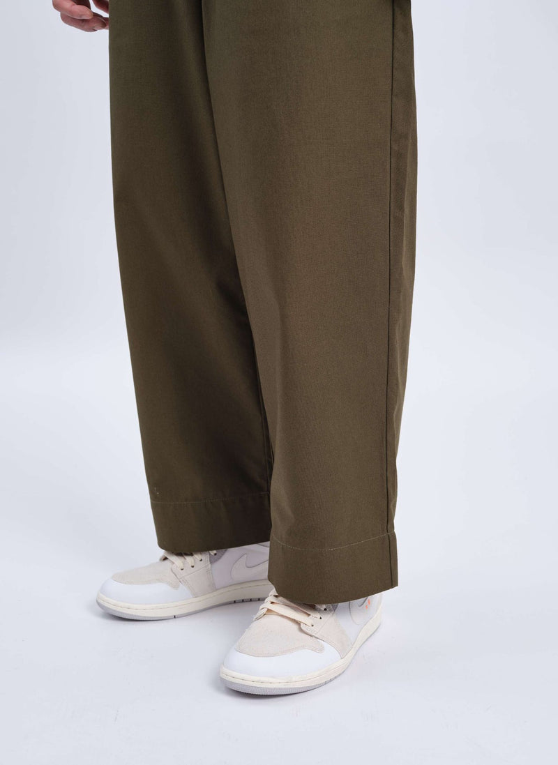 Cordura Canvas Worker Wide Tapered Pants