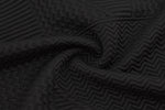 Polyester Spandex Jacquard Oversized Tee