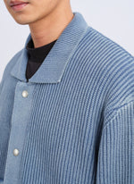 Heavy Washed Knitted Worker Jacket