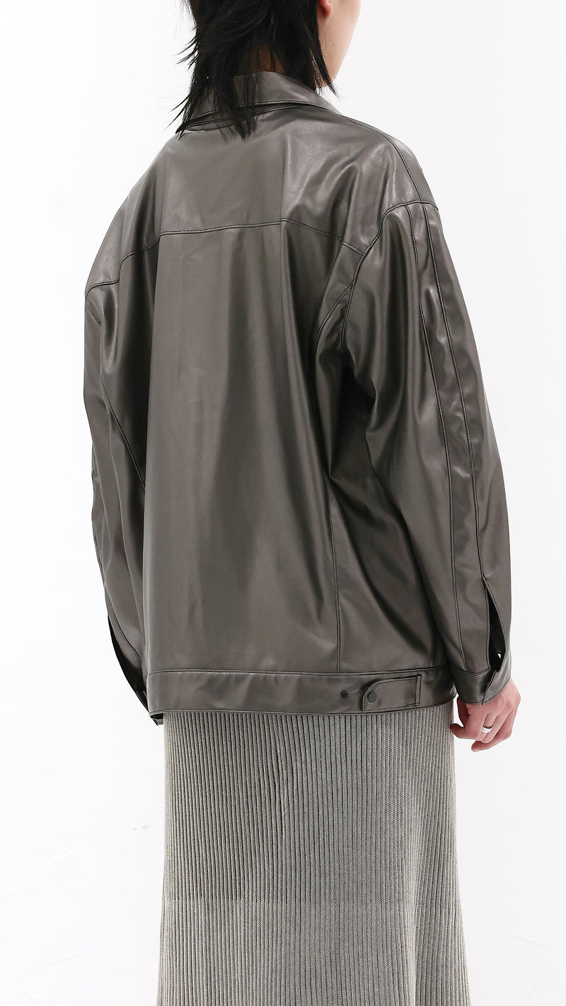 Faux Leather Jacket