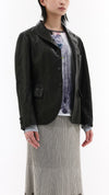 Lambskin Leather Blazer Jacket