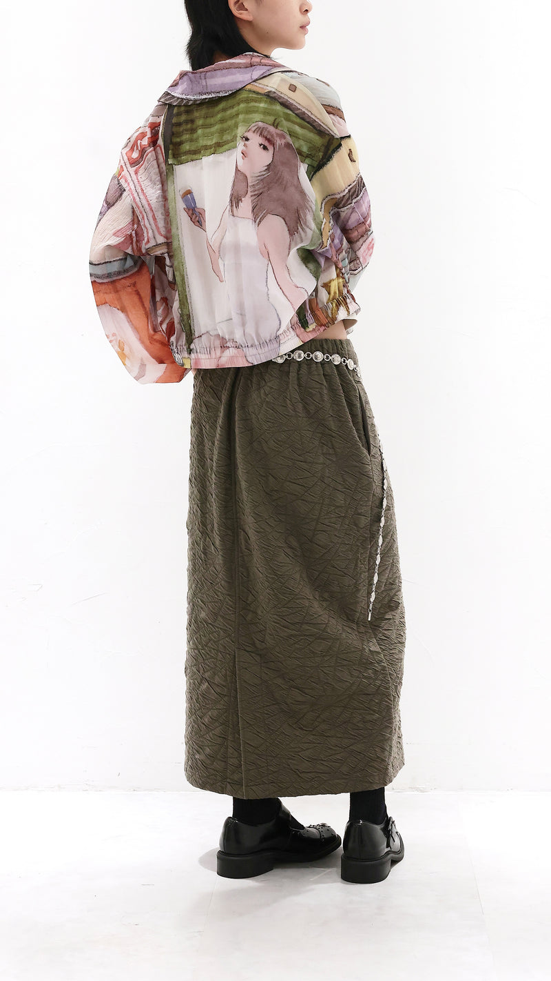 INITIAL x Little Thunder Pattern Work Jacket