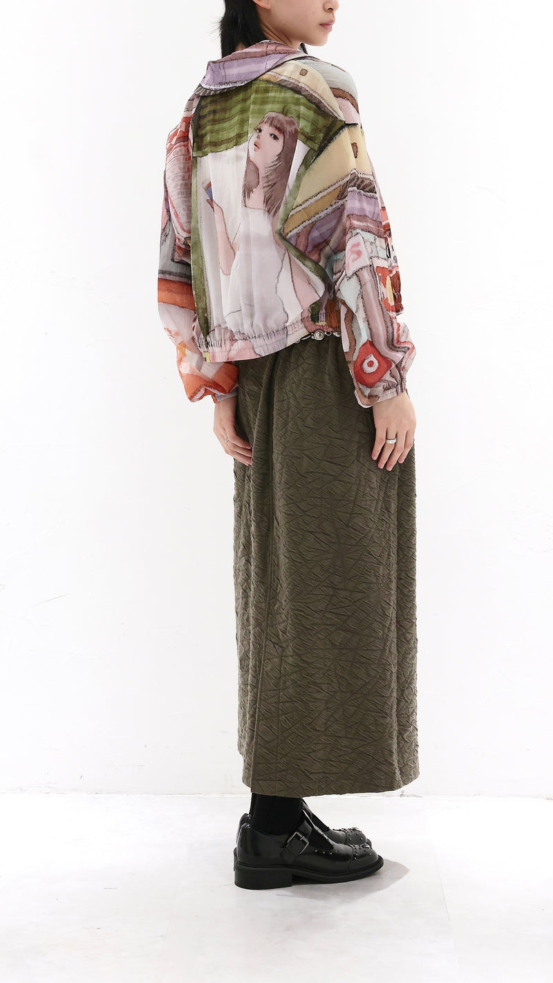 INITIAL x Little Thunder Pattern Work Jacket