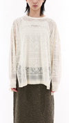 Oversized Lace Pullover