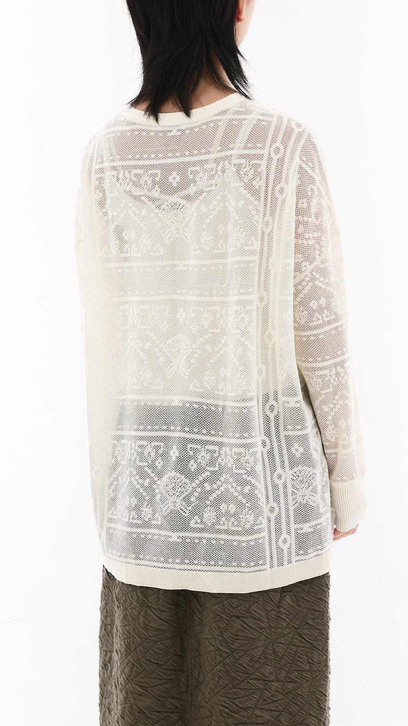 Oversized Lace Pullover