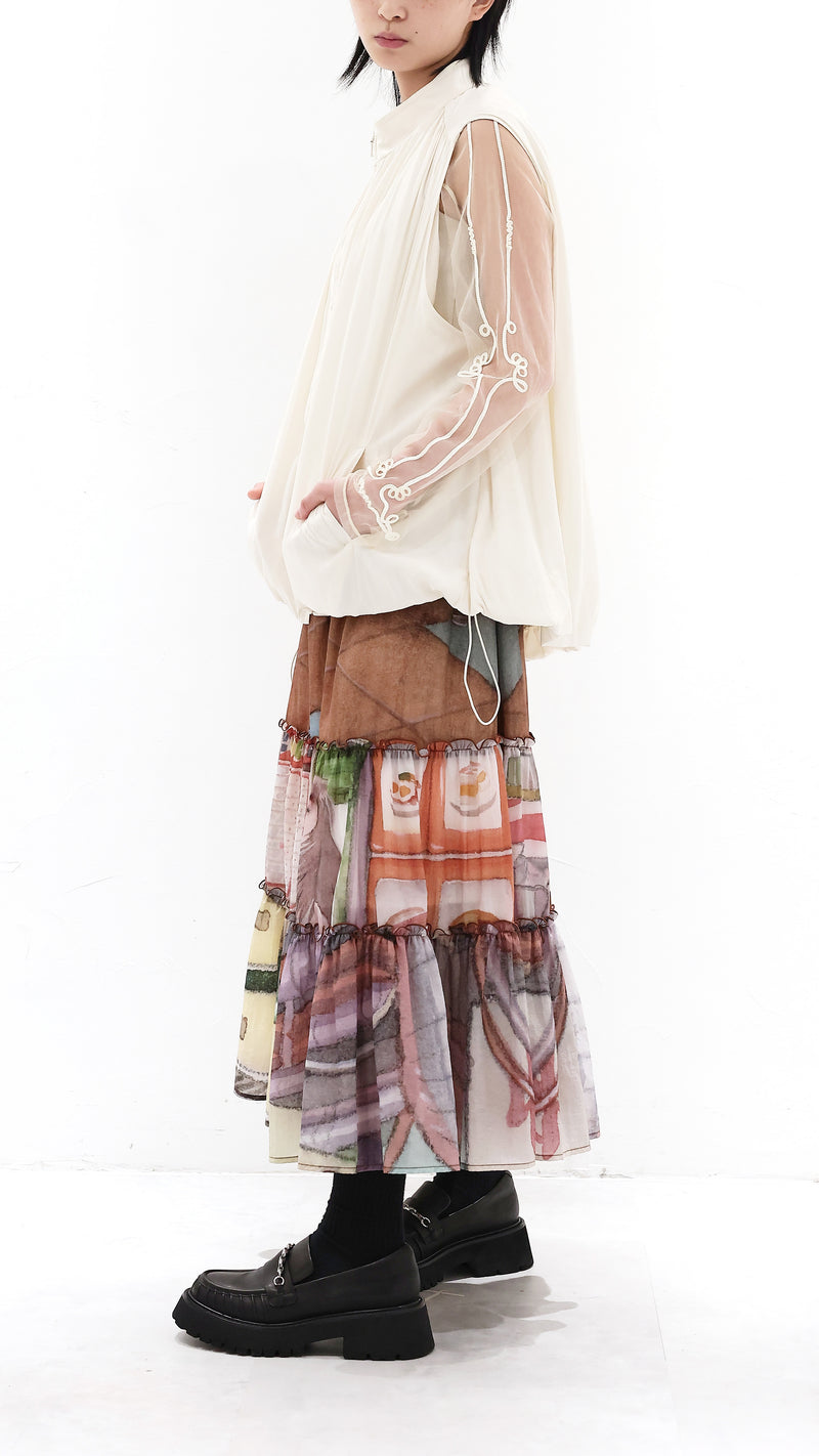 Western Bolero Sheer Tight Top