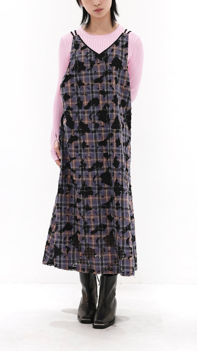 Patchwork Lace Cami Dress