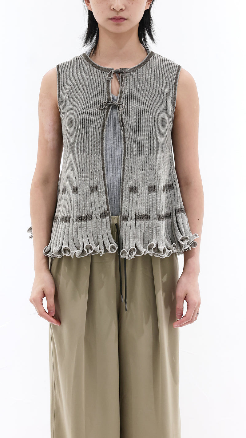 Fish Tail Knit Vest