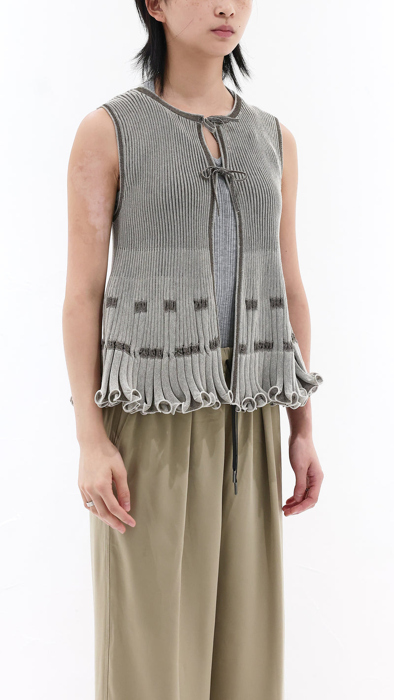 Fish Tail Knit Vest