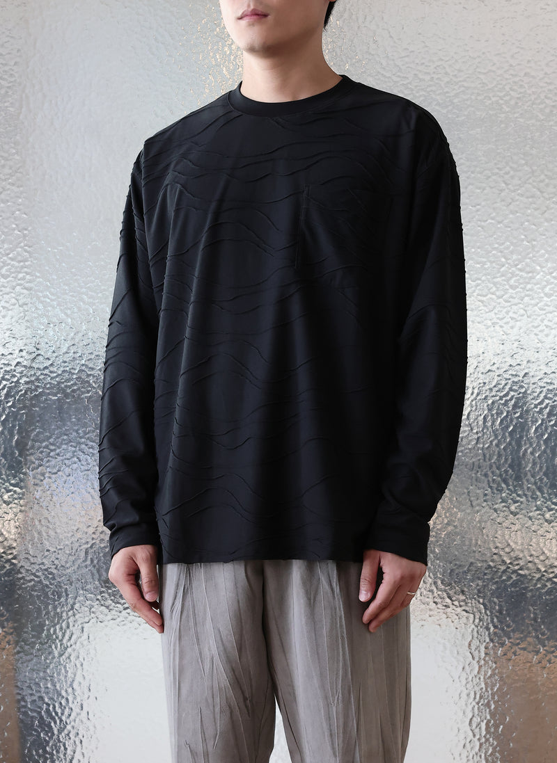 Long Sleeves Pocket Top