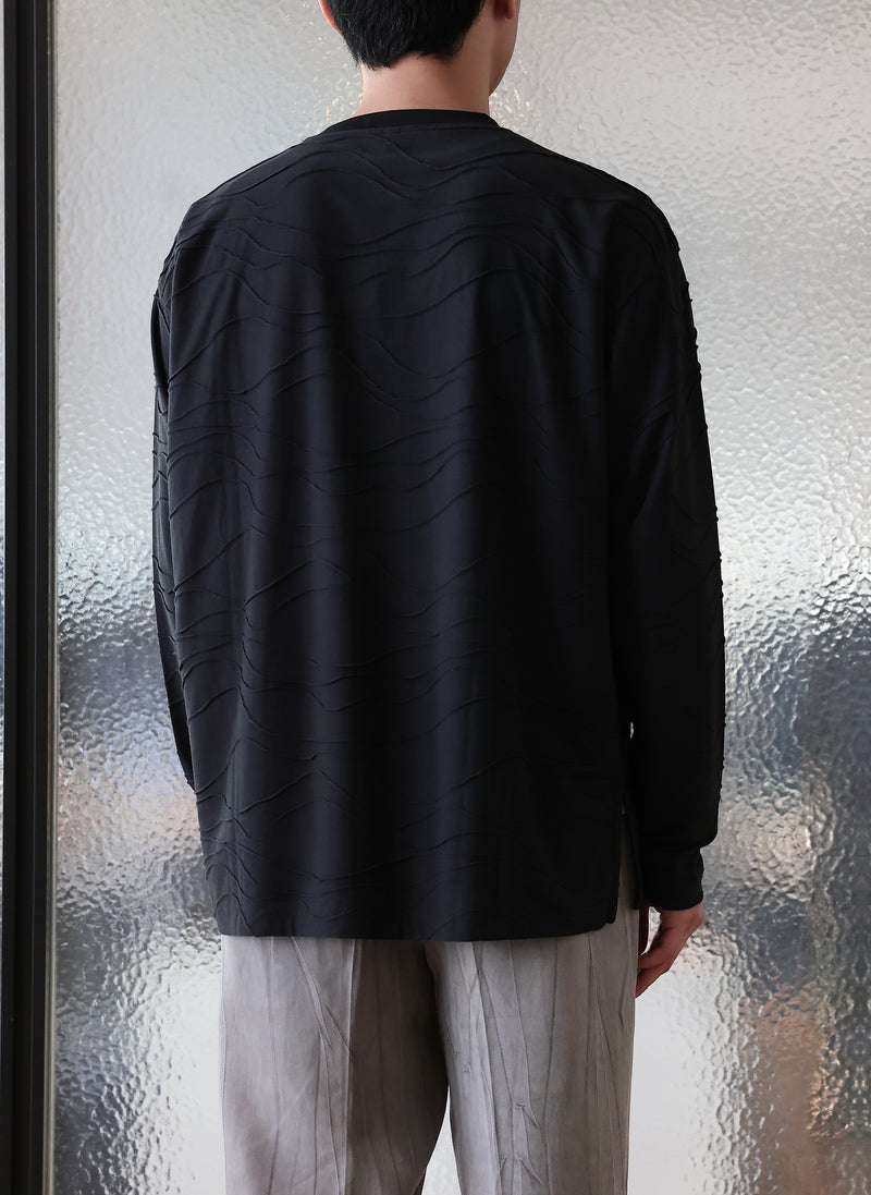 Long Sleeves Pocket Top