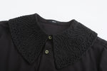 Crochet Collar Shirt