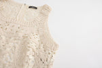 Cord Embroidery Vest