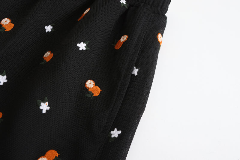 Fruit Embroidery Skirt