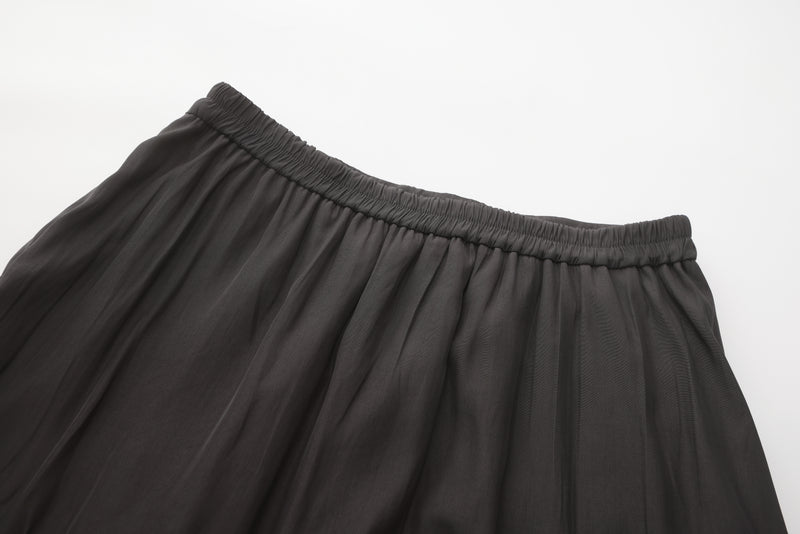 Flounce Maxi Skirt