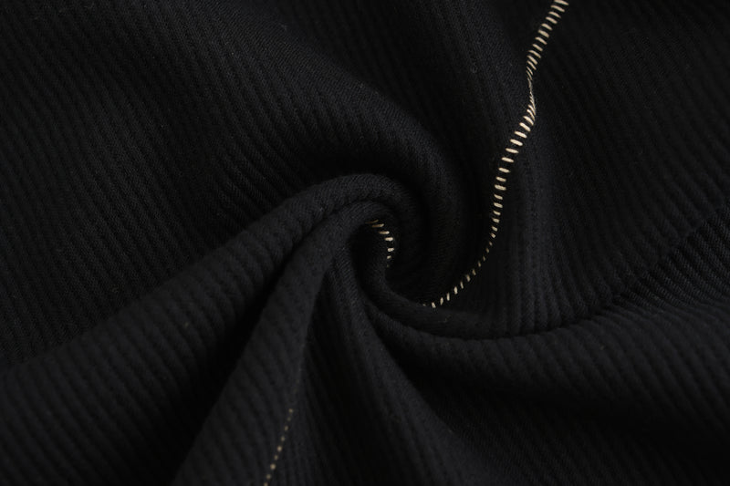 Contrast Stitching Cardigan