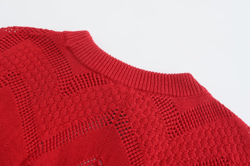 2 In 1 Argyle Sweater Set