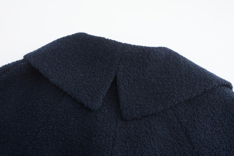 Large Lapel Wool Coat