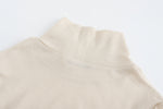 Mock Neck Wool Sweater