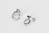 Rock & Round Hoop Earrings