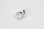 Rock & Round Hoop Earrings