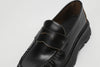 Slip-On Ruched Leather Loafers