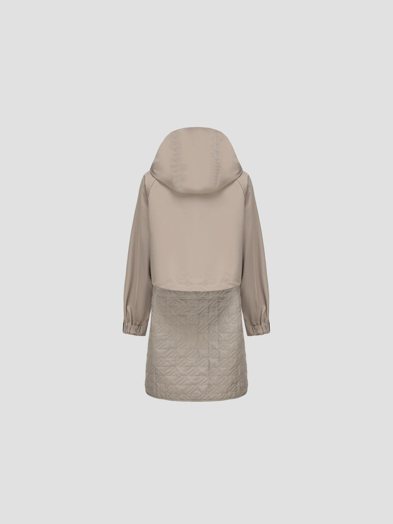 Ladies 2 In 1 Layered Coat
