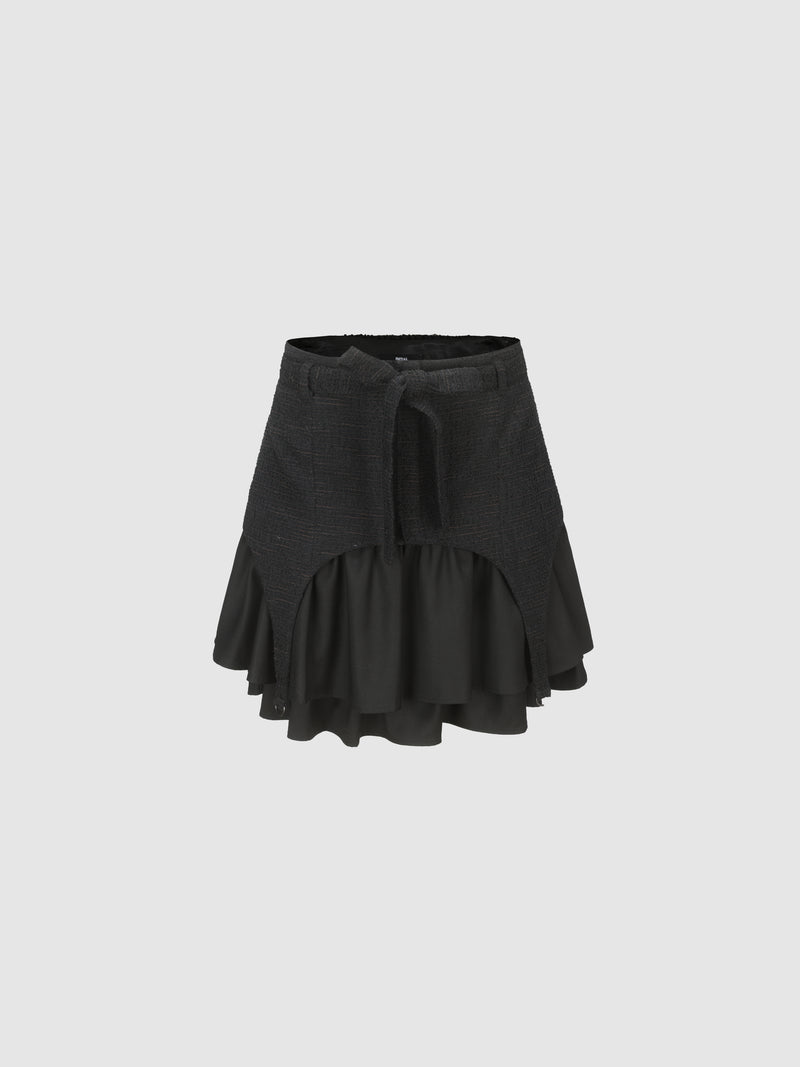 Side Cut Out Mini Skirt