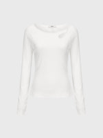 Long Sleeve Bridge-Neck Top