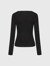 Long Sleeve Bridge-Neck Top