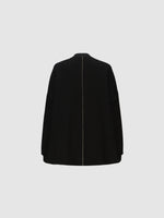 Contrast Stitching Cardigan