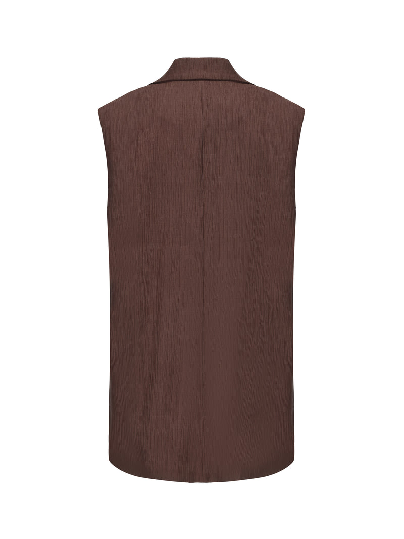 Oversized Jacquard Waistcoat